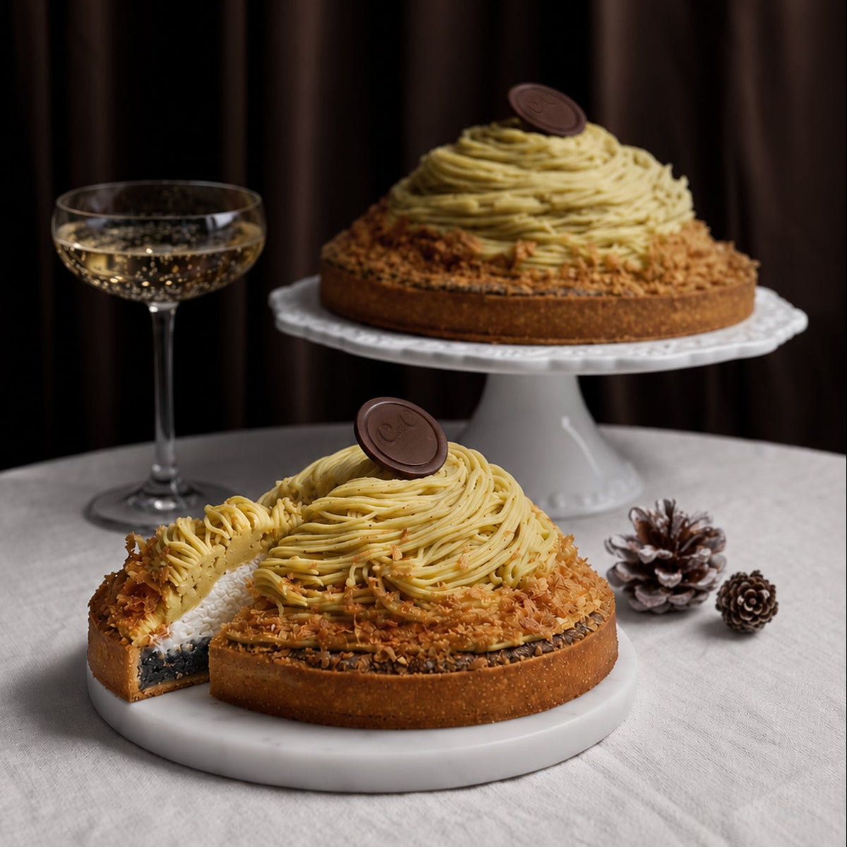 Japanese Sweet Potato Mont Blanc
